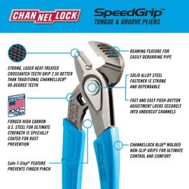 Channellock 428X SPEEDGRIP™ Tongue & Groove Pliers 