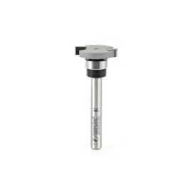 Amana Tool 45663 Carbide Tipped Flooring Straight Dedicated Cutter .894 D x 4.5mm CH x 1/4 Inch SHK Router Bit w/ Upper BB