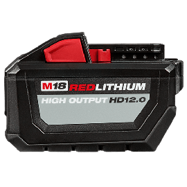 Milwaukee  48-59-1200 M18 REDLITHIUM™ HIGH OUTPUT™ HD12.0 Battery Pack w/ Rapid Charger