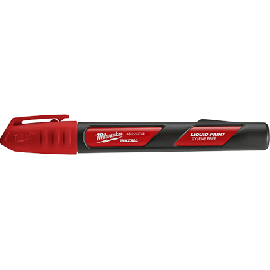 Milwaukee 48-22-3741 INKZALL™ Red Liquid Paint Marker - 6pk