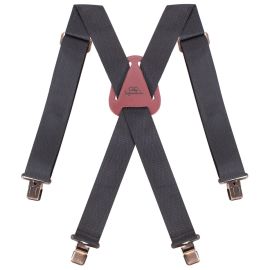 Custom LeatherCraft 51110 Black Nylon Work Suspenders