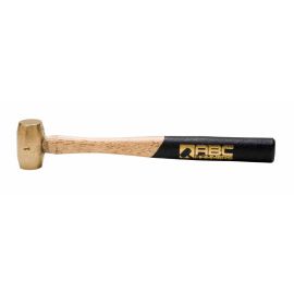 ABC Hammers ABC1BW 1 LB. BRASS HAMMER WITH 10" WOOD HANDLE