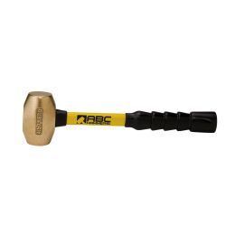 ABC Hammers ABC4BFB 4 LBS. Brass Hammer with 12" Fiberglass Handle
