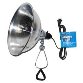 Alert RLG-6MC 10-1/2" Aluminum Shade Clamp Lamp