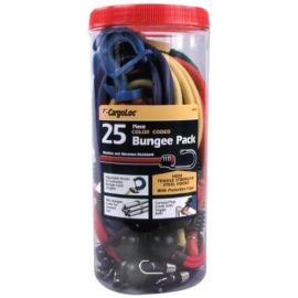 CargoLoc 84076 Bungee Cords Assortment, 25-Piece