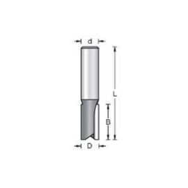 Amana Tool 45416-LH Straight Plunge Router Bit - 7/16" Diameter 1-1/4" (B) - Extended Life