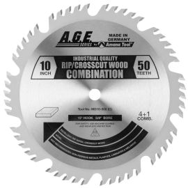 AGE MD10-500 Industrial Combination Saw Blade 10 inch Diameter 50 Teeth 5/8 Bore