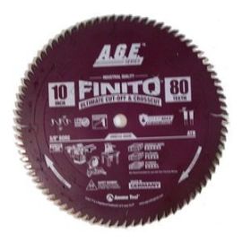 AGE MD10-800R 10 inch 80 Tooth Finito Ultimate Cut-off and Crosscut Saw Blade