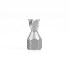 Amana Tool 56282 Carbide Tipped Dovetail Screw Cutter 10 Deg x 7/16 D x 3/8 Inch CH x 1/4 - 28 Thread