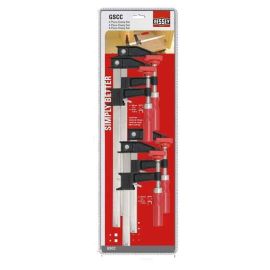 Bessey GSCC4PK Clutch Style Bar Clamps - Set of 4