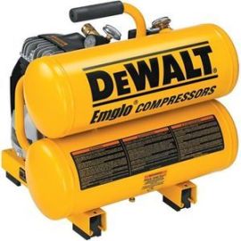 Dewalt D55151 1.1 HP Continuous 4 Gallon Electric Hand Carry Compressor