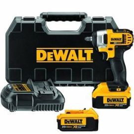 DEWALT DCF883M2 20-volt MAX Lithium Ion 3/8-Inch Impact Wrench Kit with Hog Ring