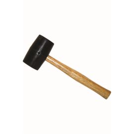 Bon Tool 15-220 Black Rubber Mallet 24-ounce, 13- inch Wood Handle