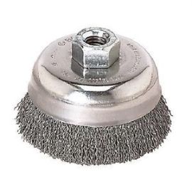Bosch WB509 3-inch Cup Brush, Knotted, Carbon Steel