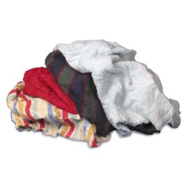 Buffalo Industries 10580PB Recycled Colored Turkish Toweling Rags 4-lb bag