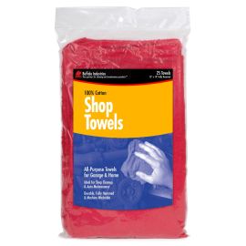 Buffalo Industries 62013C Shop Towel 25pk Bag