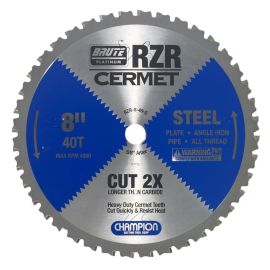 Champion RZR-8-40-S Cermet Circular Saw Blade | Dynamite Tool