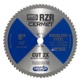 Champion RZR-8-70-ST 8 in. Cermet Circular Saw Blade