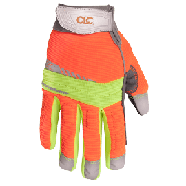 Custom LeatherCraft 128L FLEX GRIP Hi-Viz Gloves - Large
