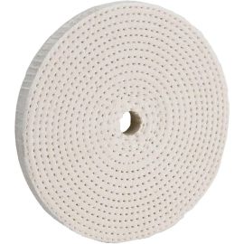 Woodstock D3184 Buffing Wheel - Spiral Sewn 6" x 60 Ply x 5/8" Hole
