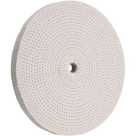 Woodstock D3185 Buffing Wheel - Spiral Sewn 8" x 60 Ply x 5/8" Hole