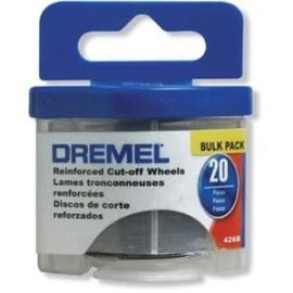 Dremel 426B 1-1/4 inch Fiberglass Reinforced Cut-off Wheels 20 Pack