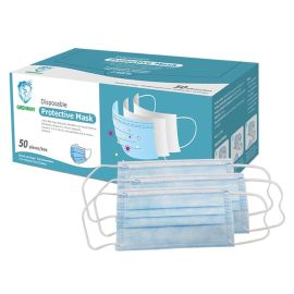 GrenMay 3-Ply Disposable Protective Masks - 50 PC | Dynamite Tool