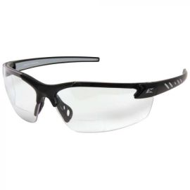 Edge DZ111-2.0-G2 Black Clear Lens Zorge Safety Glasses w/ 2x Mag