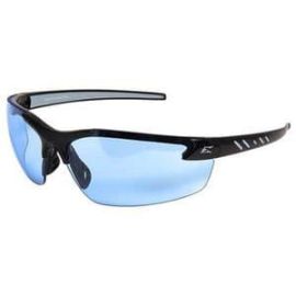 Edge Dz113-G2 Zorge G2 Safety Glasses, Black With Light Blue Lens
