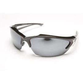 Edge SDK117 Black Silver Mirror Lens Khor Safety Glasses