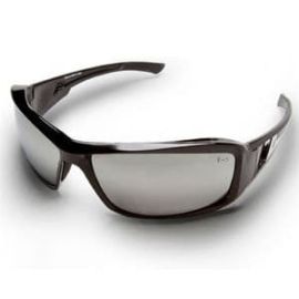 Edge XB117 Black Silver Mirror Lens Brazeau Safety Glasses | Dynamite Tool
