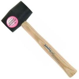 Estwing DH12  12 ounce Black Rubber Mallet with Hickory Handle