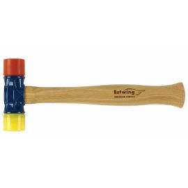 Estwing DFH12, 12oz 12 inch Red and Yellow Rubber Mallet Hammer |Dynamite Tool