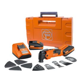 Fein 71292261090 AFMM18QSL Cordless Oscillating Multi-Tool with Carrying Case and Accessory Package
