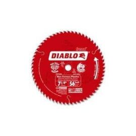 D0756N Diablo 7-1/4 56 Tooth TCG Non-Ferrous Metal and Plastic Cutting Saw Blade