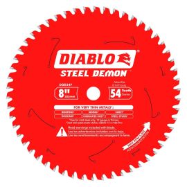 Diablo D0854F 8 in. x 54 Tooth Carbide-Tipped Saw Blade for Metal