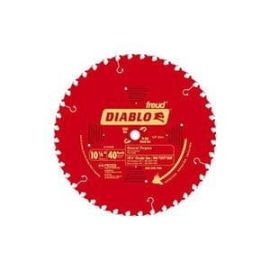 D1040W Diablo 10-1/4-Inch 40 Tooth ATB General Purpose Saw Blade