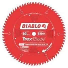 Freud D1072CD 10" x 72 Tooth Diablo Composite Decking Circular Saw Blade