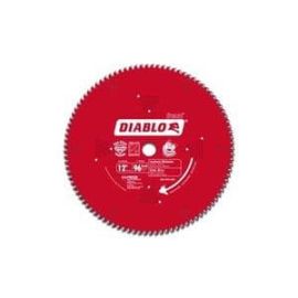 Freud D1296N Diablo 12-Inch 96 Tooth TCG Non-Ferrous Metal and Plastic Cutting Miter Saw Blade