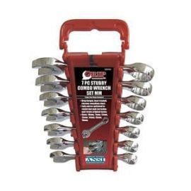 Grip 89098 7 PC STUBBY COMBO WRENCH SET MM