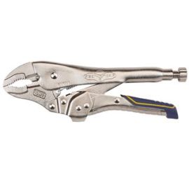 Irwin IRHT82581 Curved Jaw Locking Pliers Model 5WR Fast Release with Wire Cutter VISE-GRIP