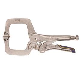 Irwin IRHT82587 Locking C-Clamp Model 6SP Fast Release with Swivel Pads VISE-GRIP