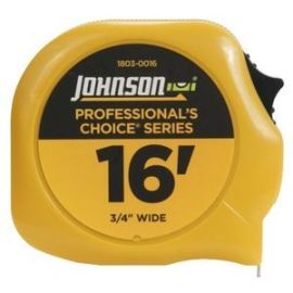 Johnson Level 1803-0016 16-Foot x 3/4 Inch Professional-Foots Choice Power Tape