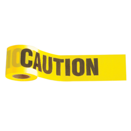 Johnson 3332 Standard Yellow Caution Tape 3-in. x 1000-ft.