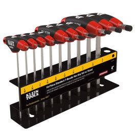 Klein Tools JTH410E 10 Pc. SAE Journeyman T-Handle Set With Stand | Dynamite Tool