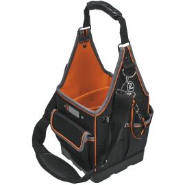 Klein 554158-14 Tool Bag, Tradesman Pro Tote with 20 Pockets Made of 1680d Ballistic Weave and a Fully Molded Bottom, 8-Inch
