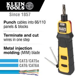 Klein VDV427-300 Impact Punchdown Tool, 66/110 Blade