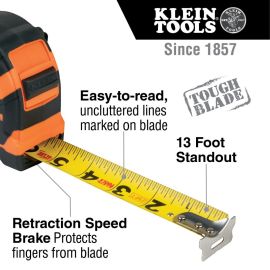 Klein 9125 Tape Measure, 25-Foot Single-Hook
