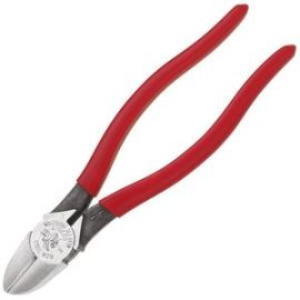 Klein D220-7 Diag.-Cutting Pliers, HD, Tapered Nose, 7-11/16"