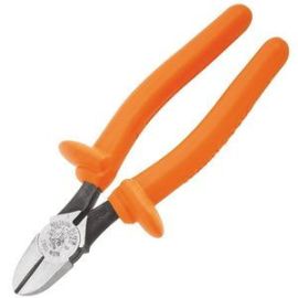 Klein D220-7-INS 7 inch Insulated Heavy-Duty Diagonal-Cutting Pliers Tapered Nose